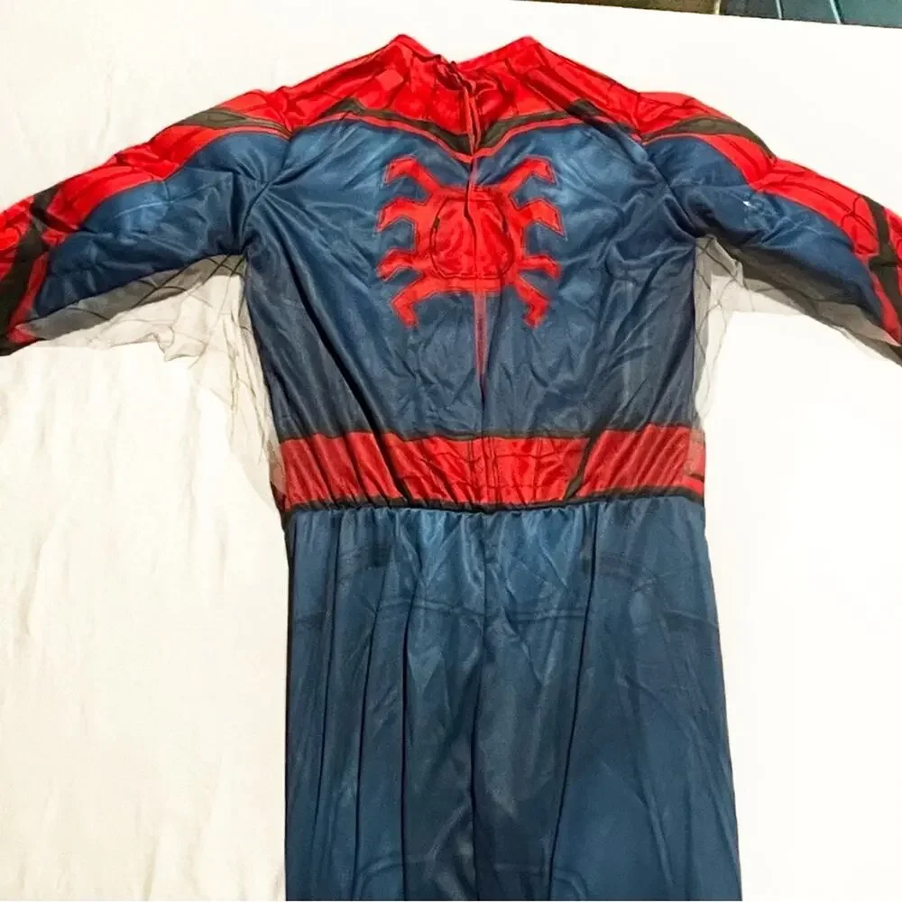 Spider-Man Padded Muscle Costume Kids Size 8 Marvel Superhero Cosplay